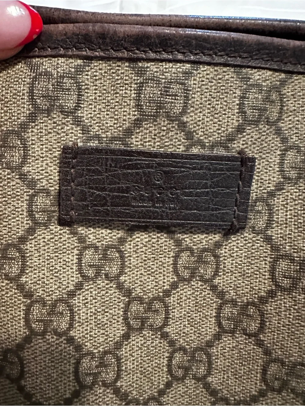 Gucci Brown Monogram Canvas Tote Bag
